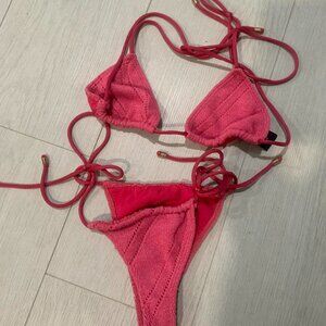 Indah pink candy bikini set